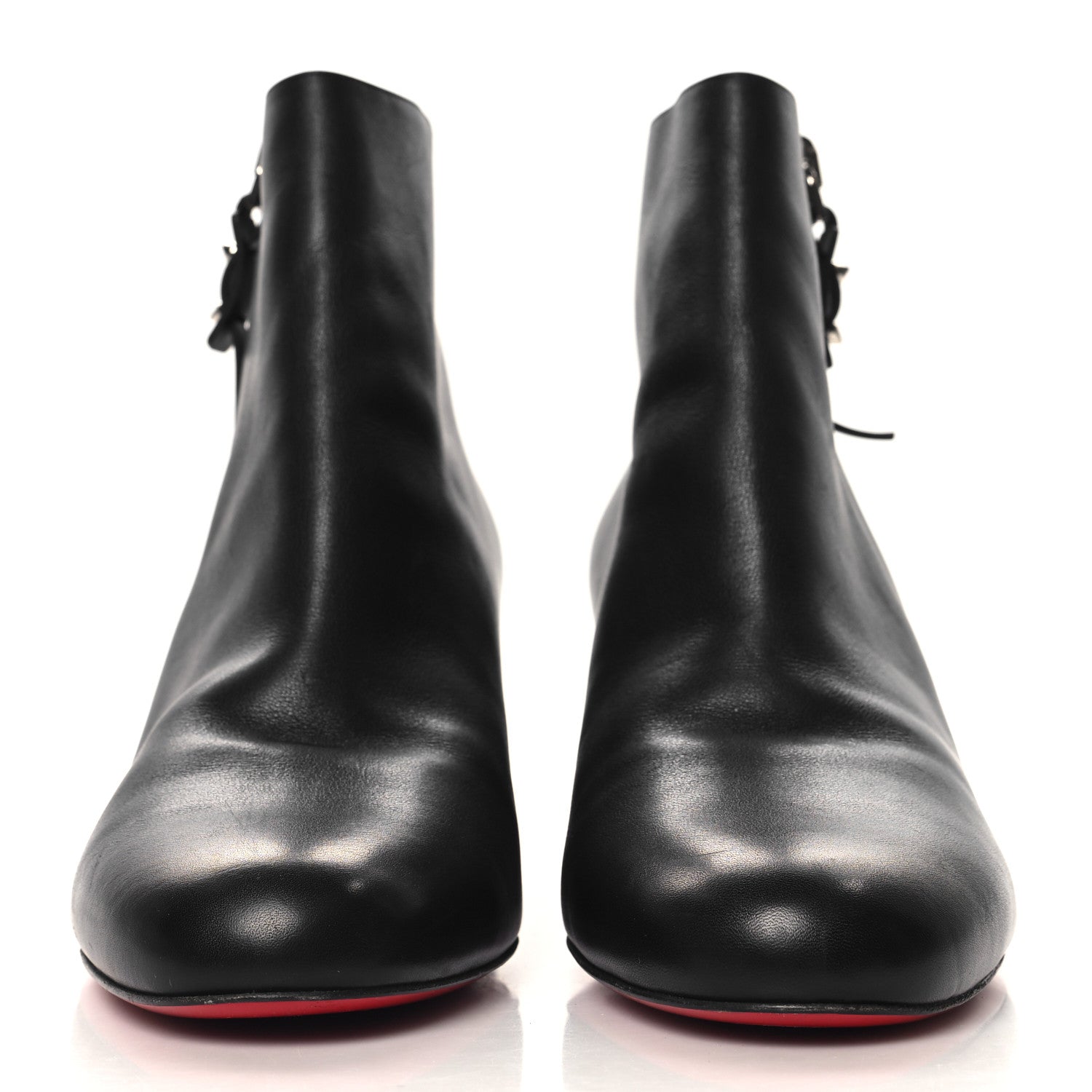 Christian Louboutin Calfskin Ziptotal 55 Ankle Boots 41.5 Black 3 of 9