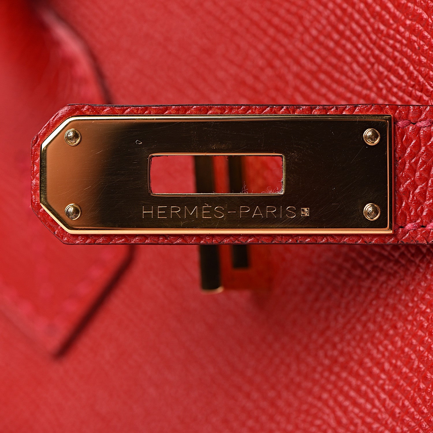 Hermes Epsom Birkin 30 Rouge Casaque 11 of 38