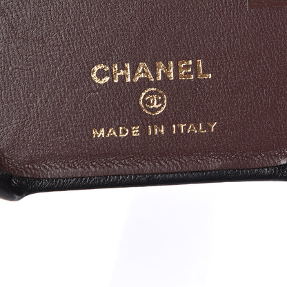 Chanel Lambskin Quilted iPhone X Case Black 6 of 7