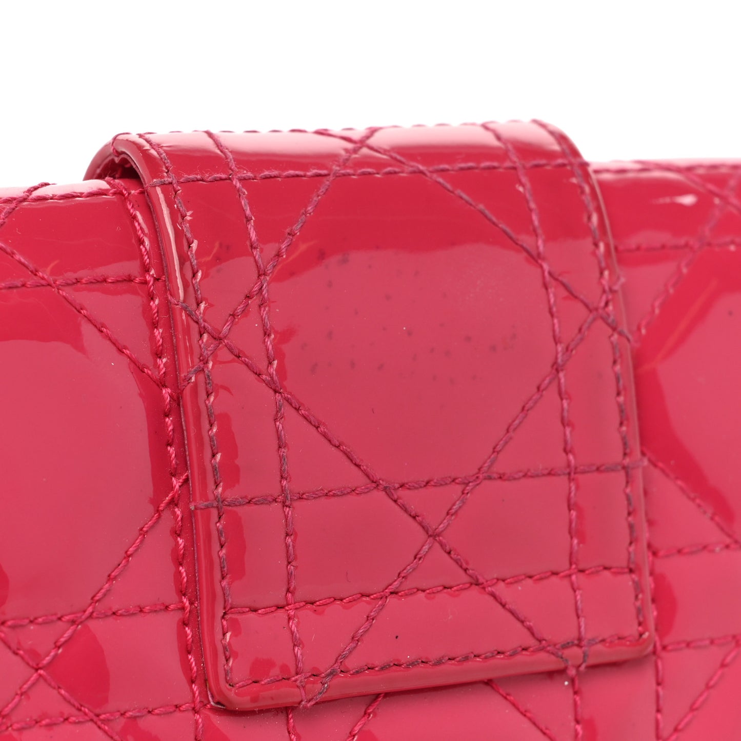 Patent Cannage New Lock Pouch Fuchsia