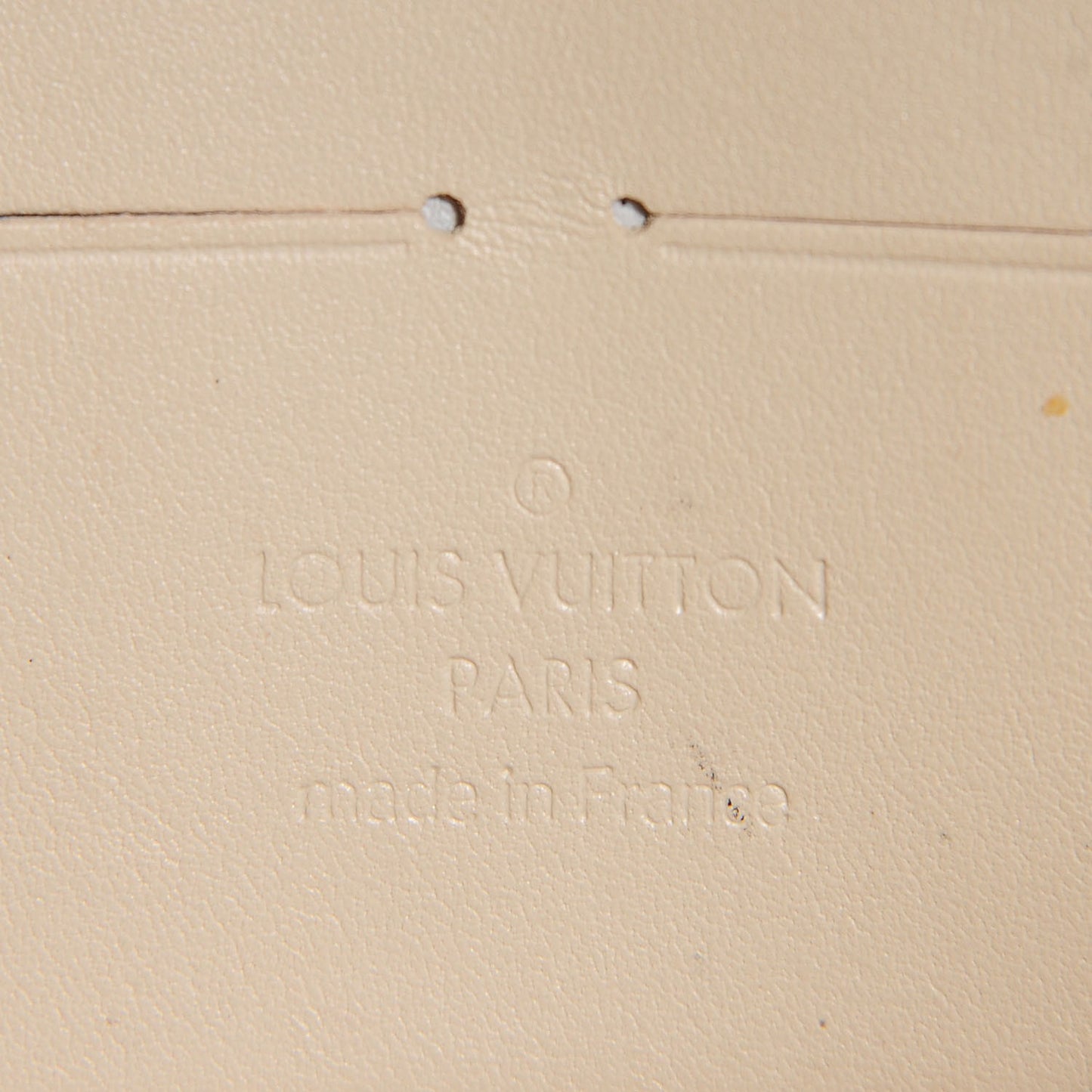 Vernis Zippy Wallet Blanc Corail