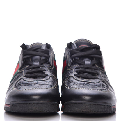 Gucci Microguccissima Web Sneakers 36 Black 2 of 9