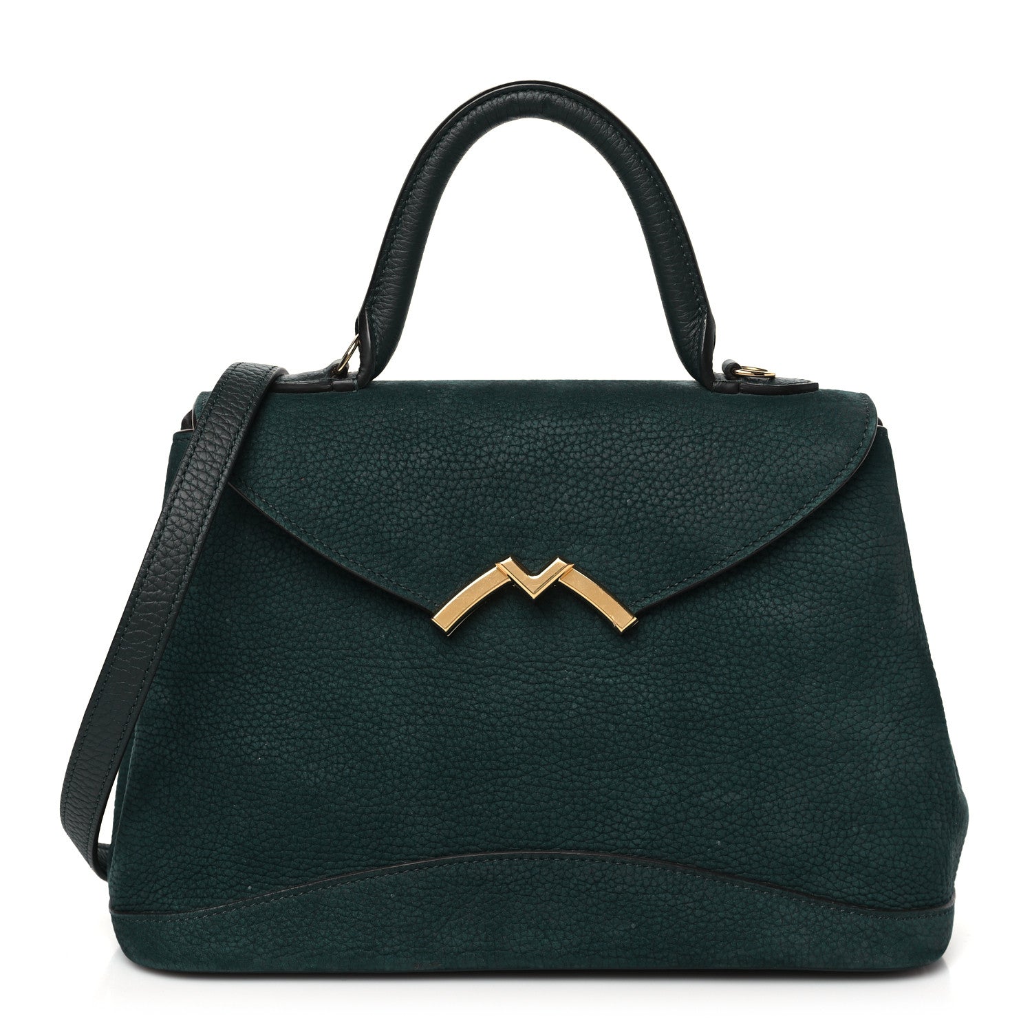 Moynat Nubuck Gabby PM Boreal Green 1 of 11