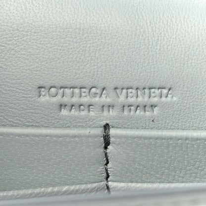 Bottega Veneta Nappa Ayers Intrecciato Butterfly Chain Wallet Light Blue 6 of 9