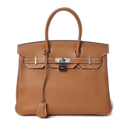 Hermes Togo Birkin 30 Gold 1 of 45