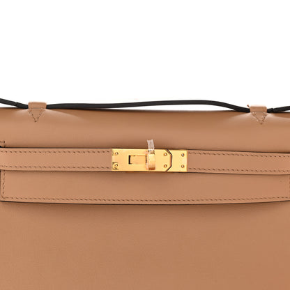 Hermes Swift Kelly Pochette Clutch Chai 7 of 14