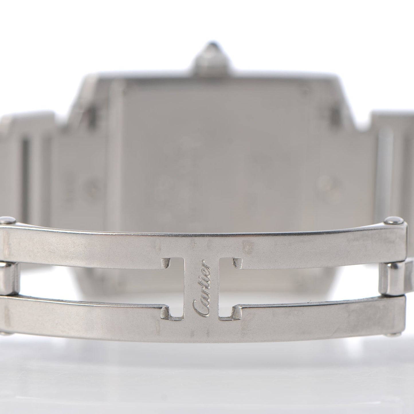 Stainless Steel 25mm Tank Francaise Quartz Watch