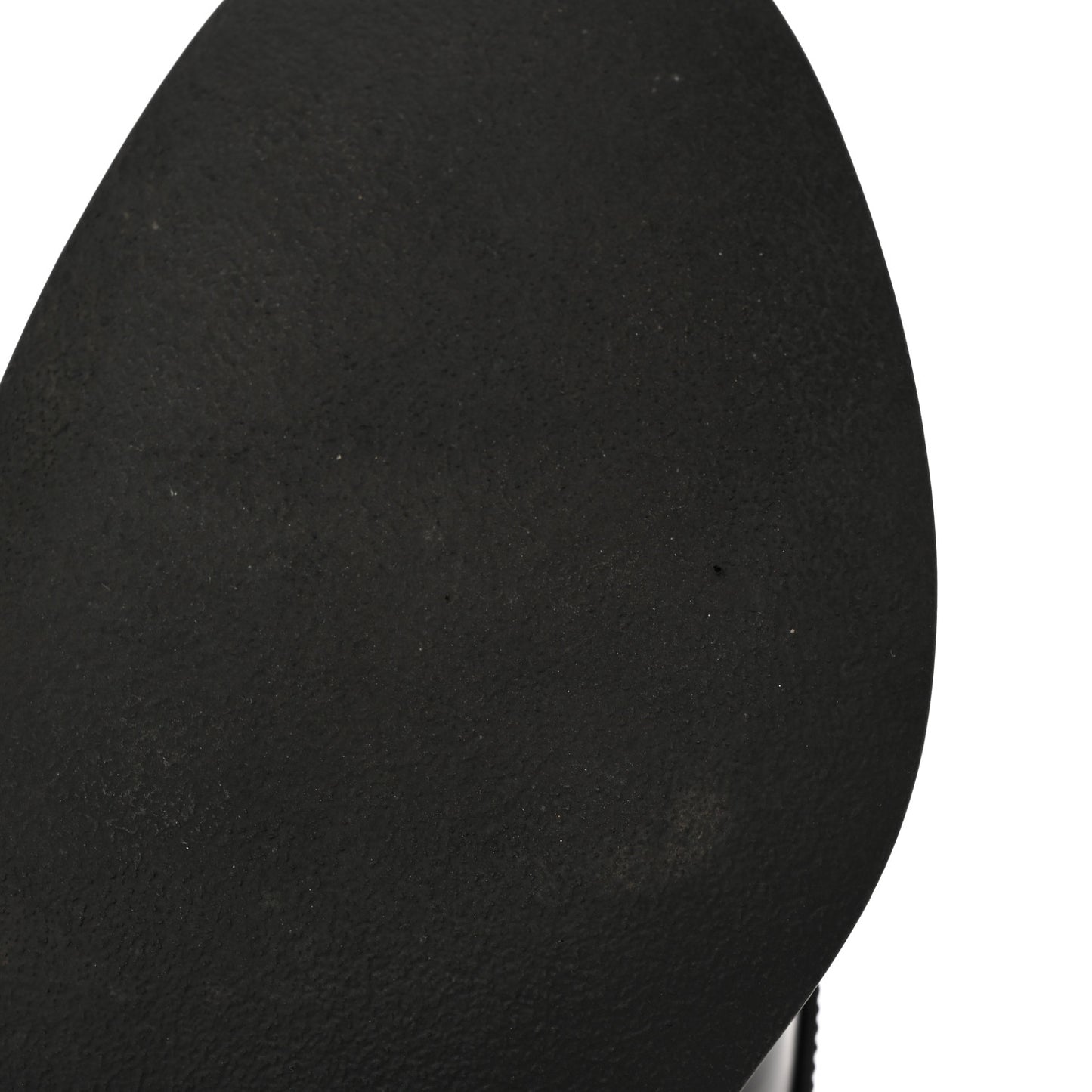 Spazzolato Metal Triangle Logo 50mm Loafers 39 Black