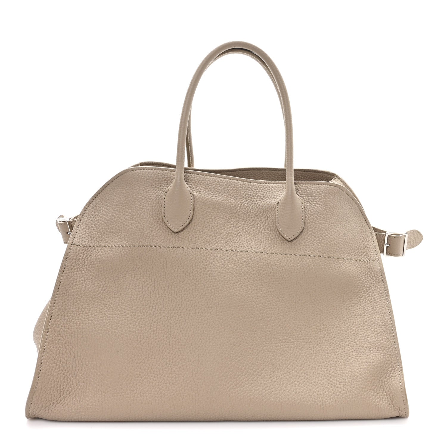 The Row Matte Grained Calfskin Soft Margaux 15 Dark Taupe Dark Taupe 1 of 8