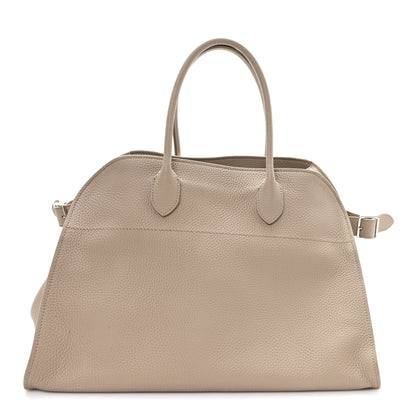 The Row Matte Grained Calfskin Soft Margaux 15 Dark Taupe Dark Taupe 1 of 8