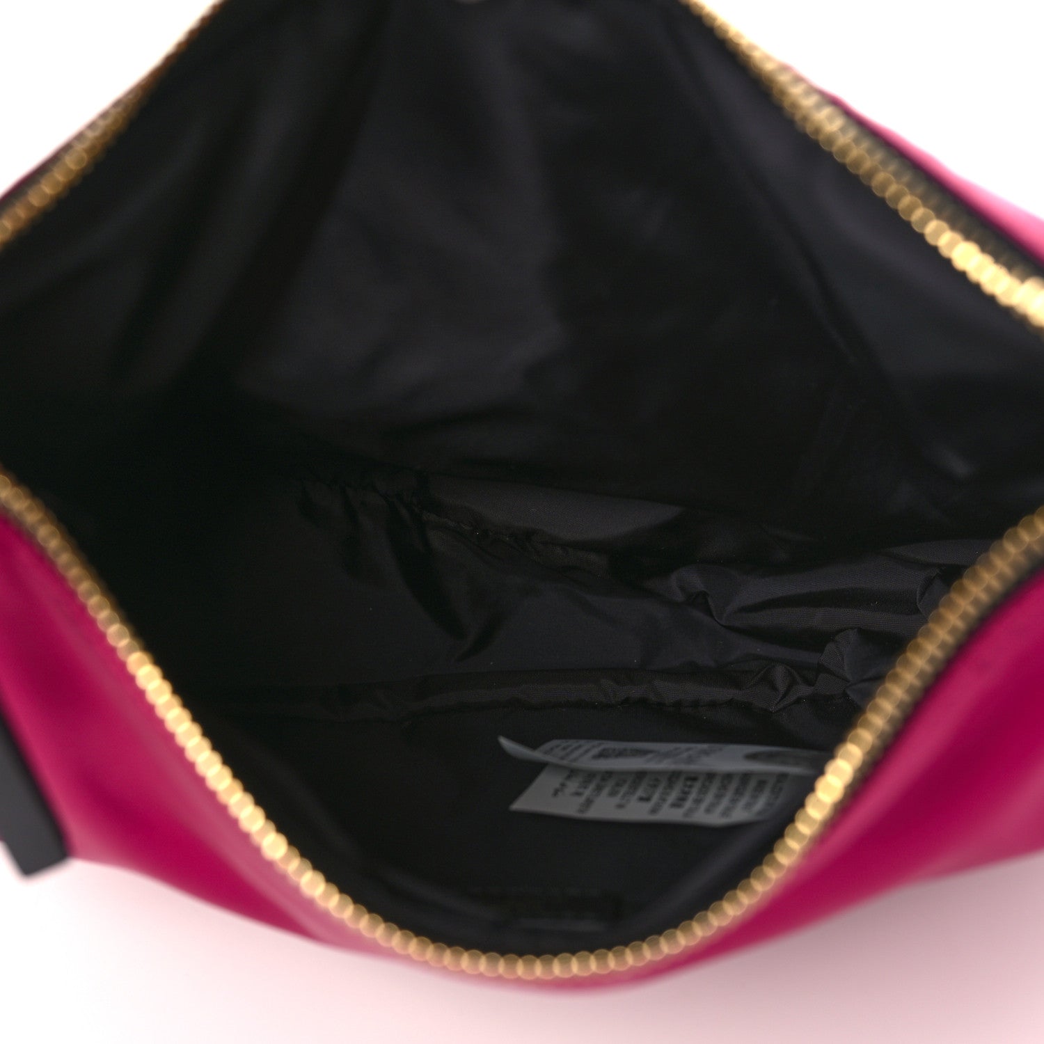 Versace Nylon Tribute Chain Crossbody Shoulder Bag Dark Pink Black 5 of 8