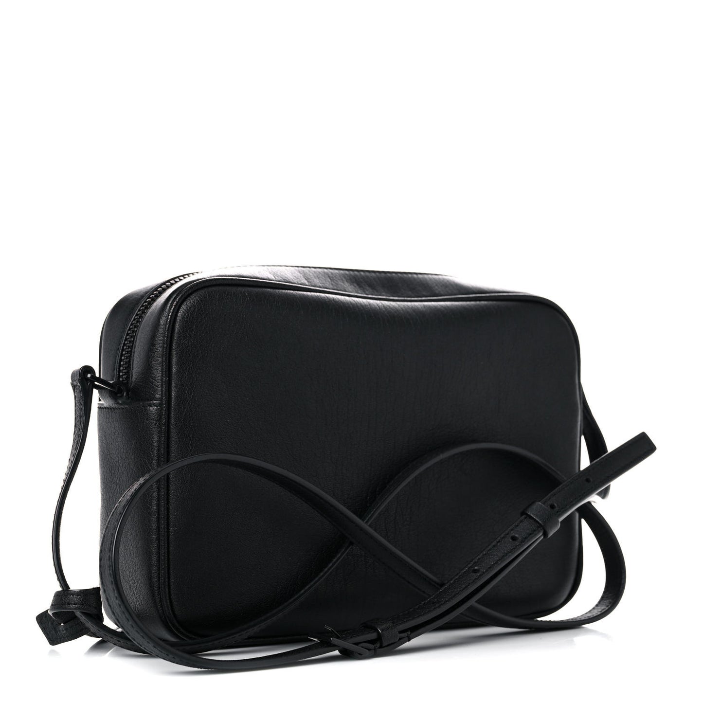 Lambskin Monogram Lou Camera Bag Black