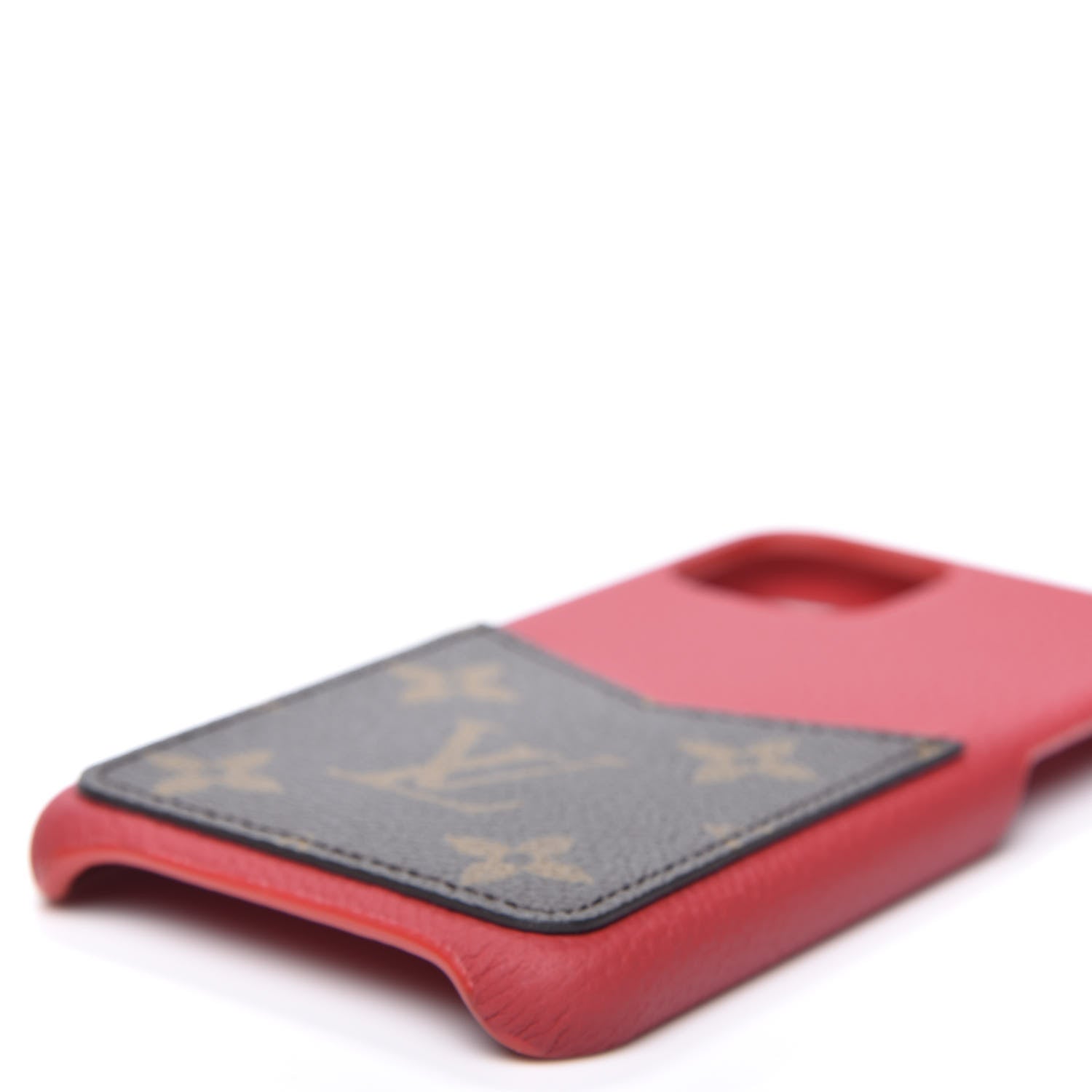Louis Vuitton Calfskin Monogram iPhone 11 Pro Max Bumper Scarlet 6 of 9