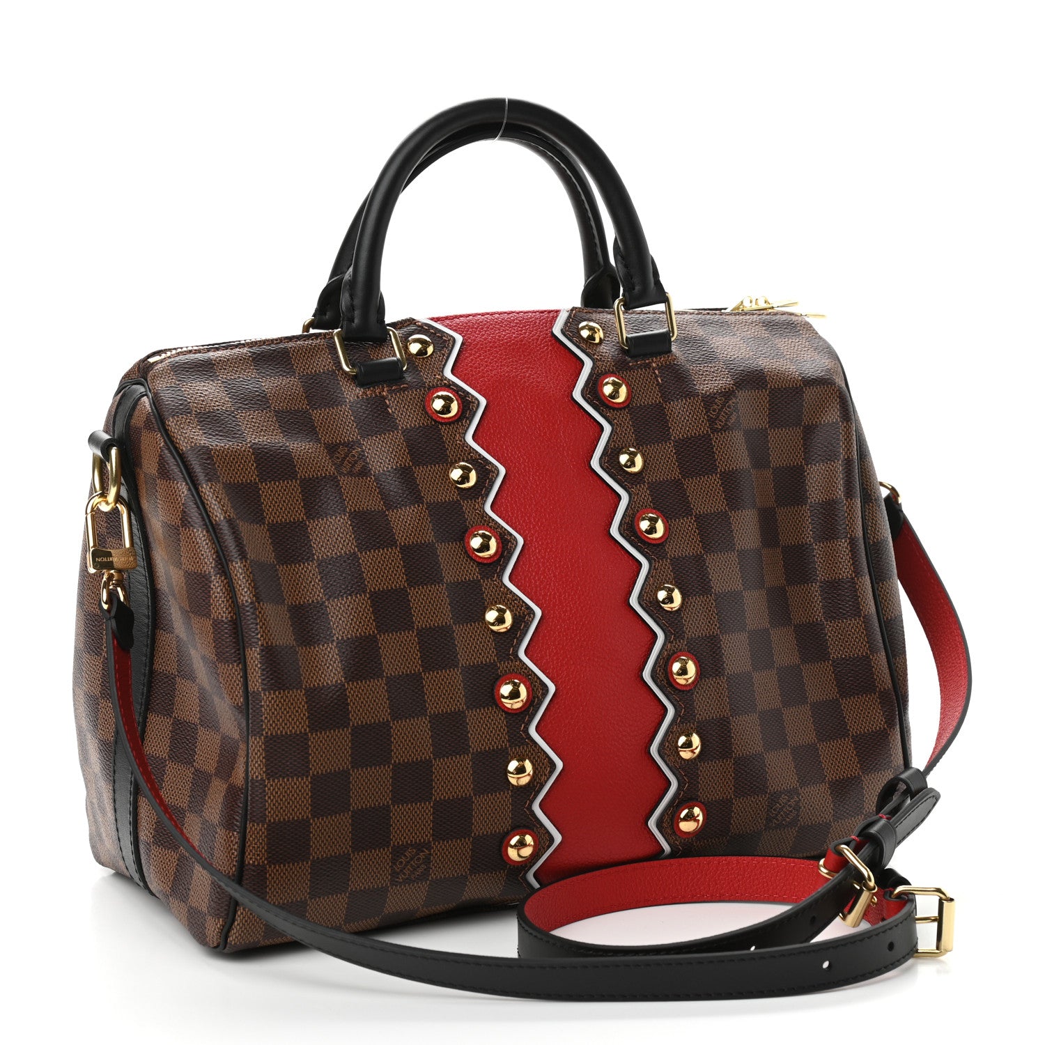 Louis Vuitton Damier Ebene Karakoram Speedy Bandouliere 30 3 of 12
