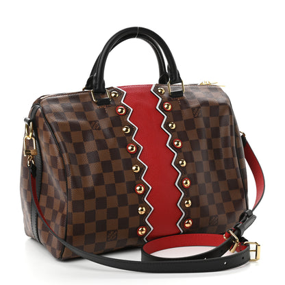 Louis Vuitton Damier Ebene Karakoram Speedy Bandouliere 30 3 of 12