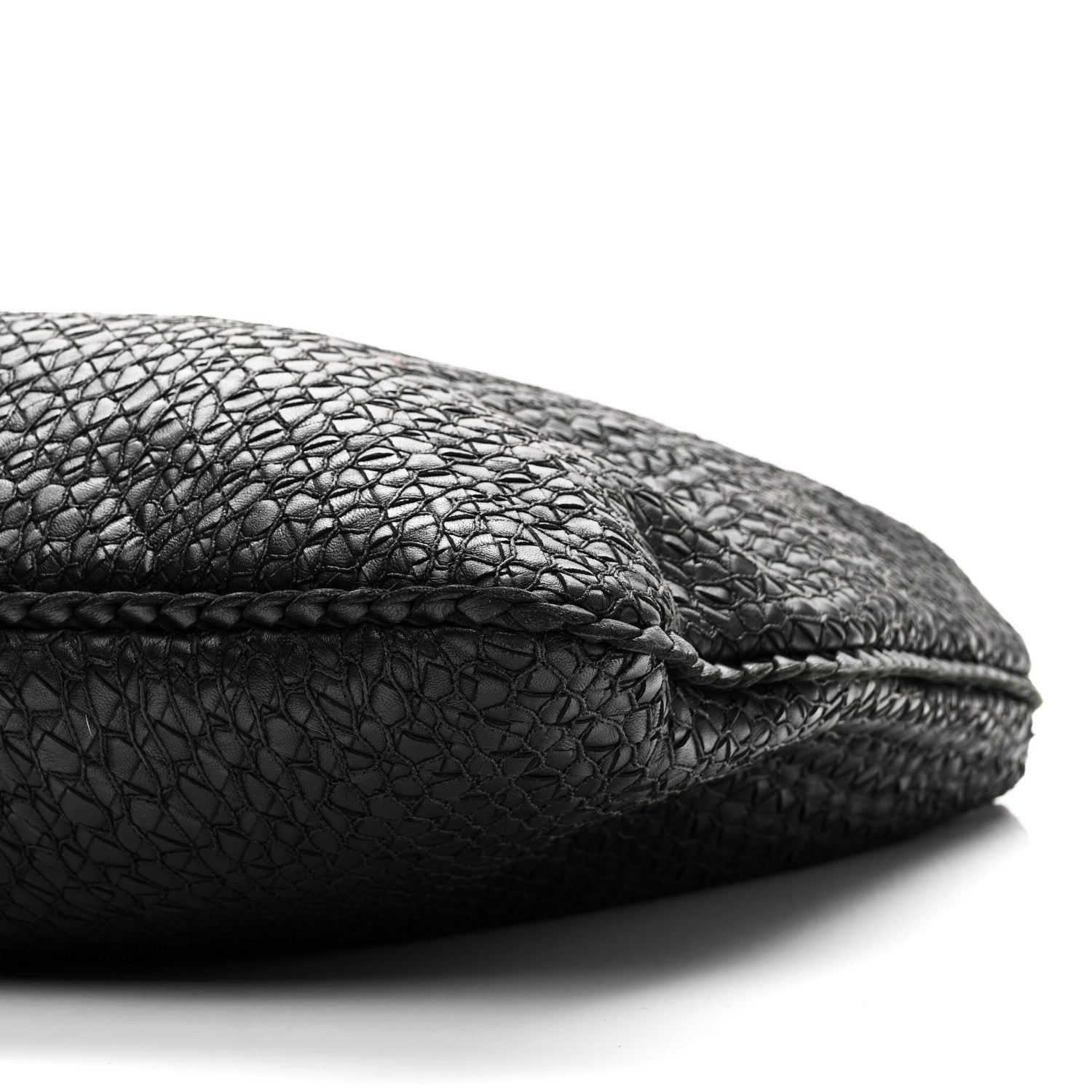 Bottega Veneta Nappa Intrecciato Weave Maxi Veneta Hobo Black 10 of 11