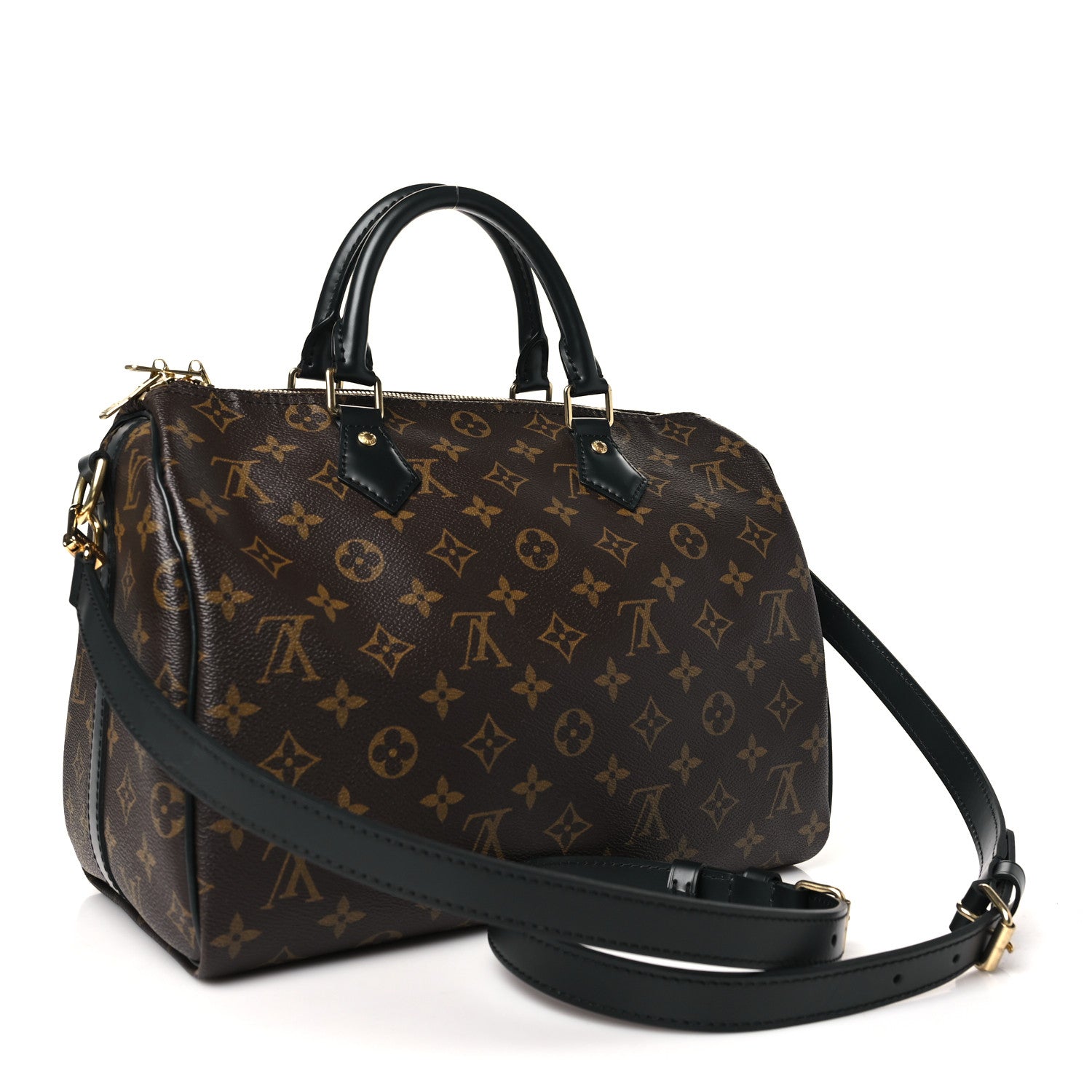 Louis Vuitton Monogram My World Tour Speedy Bandouliere 30 Black 3 of 9