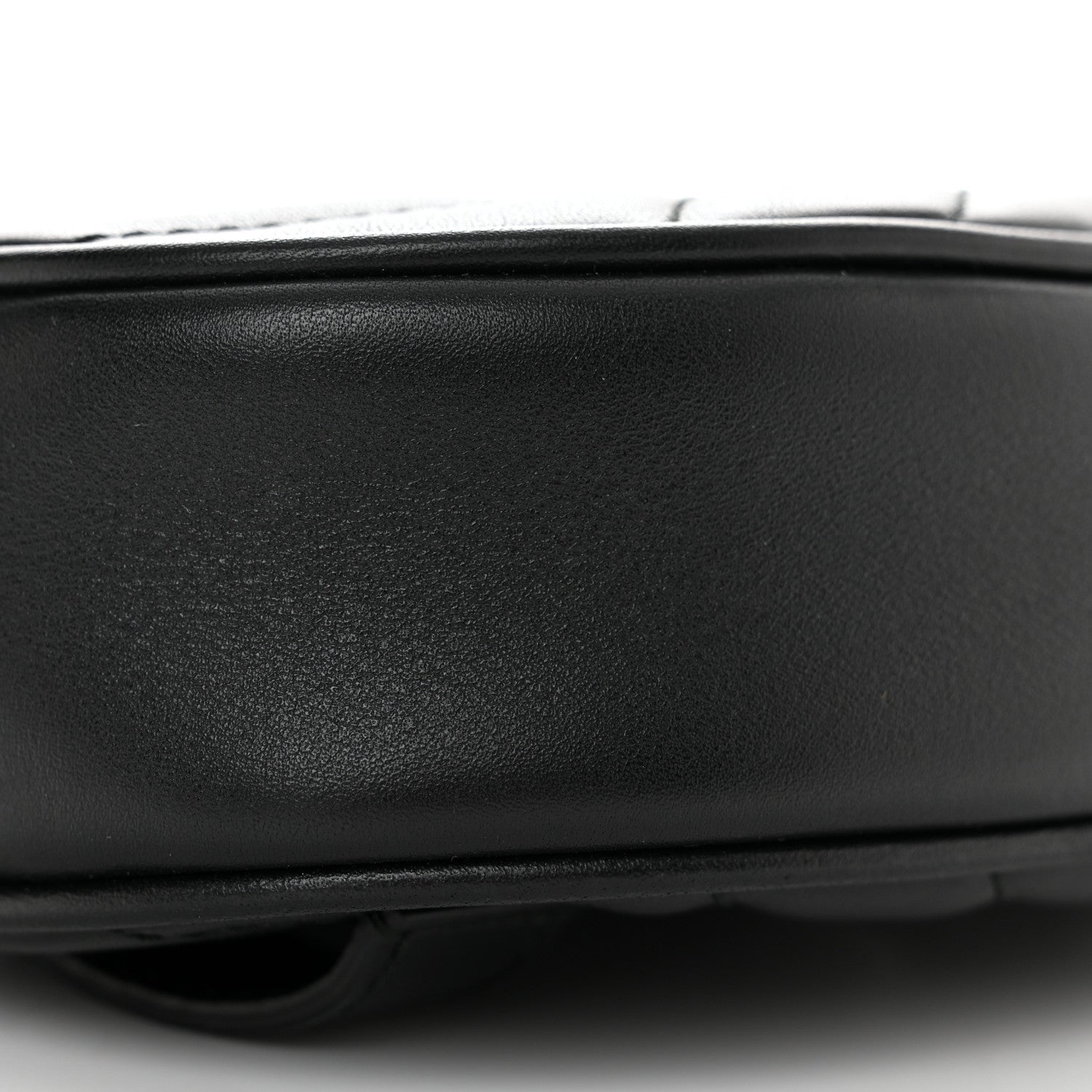 Gucci Calfskin Matelasse GG Marmont Belt Bag 95 38 Black 9 of 10