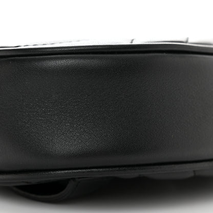 Gucci Calfskin Matelasse GG Marmont Belt Bag 95 38 Black 9 of 10