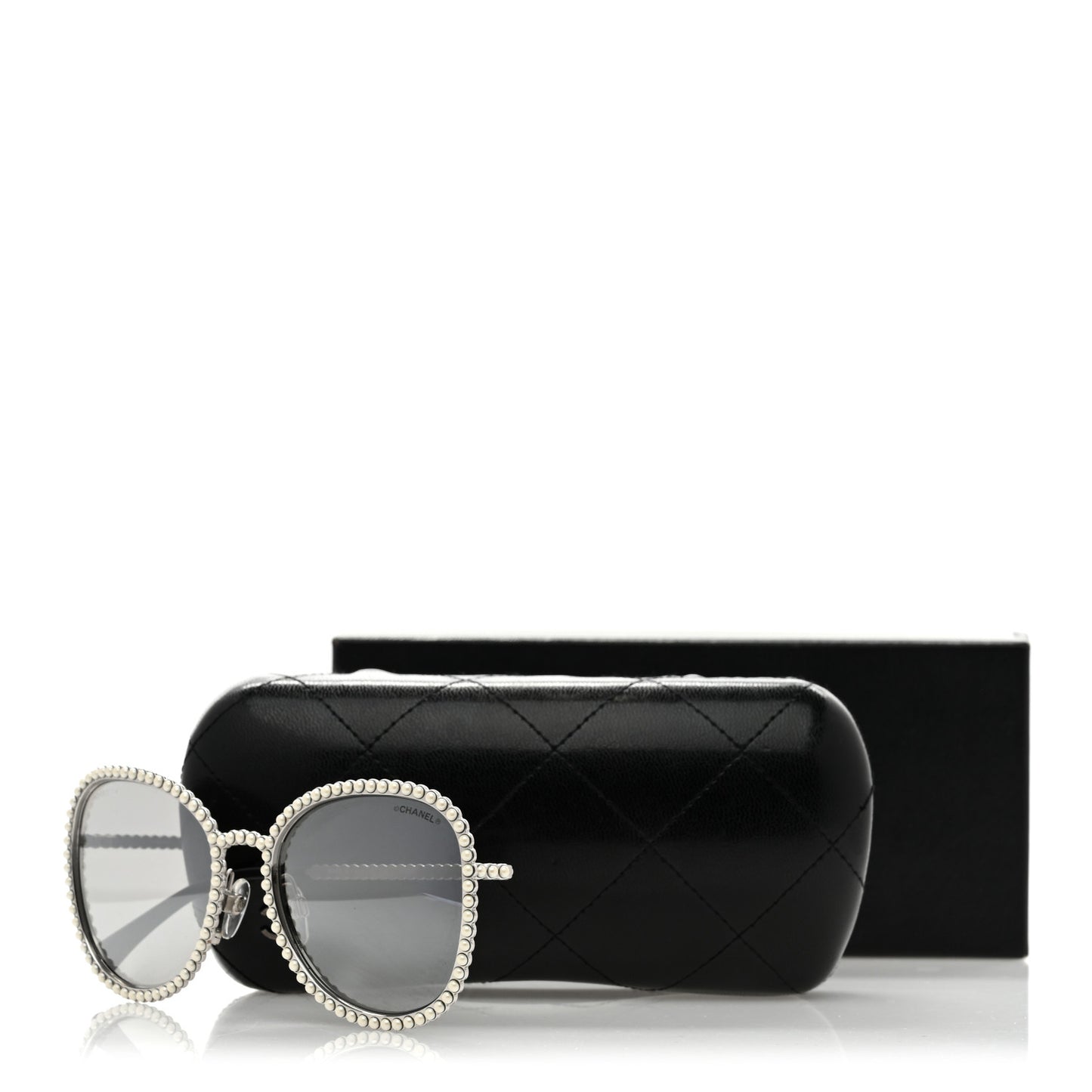 Beaded Sunglasses 71337 Silver