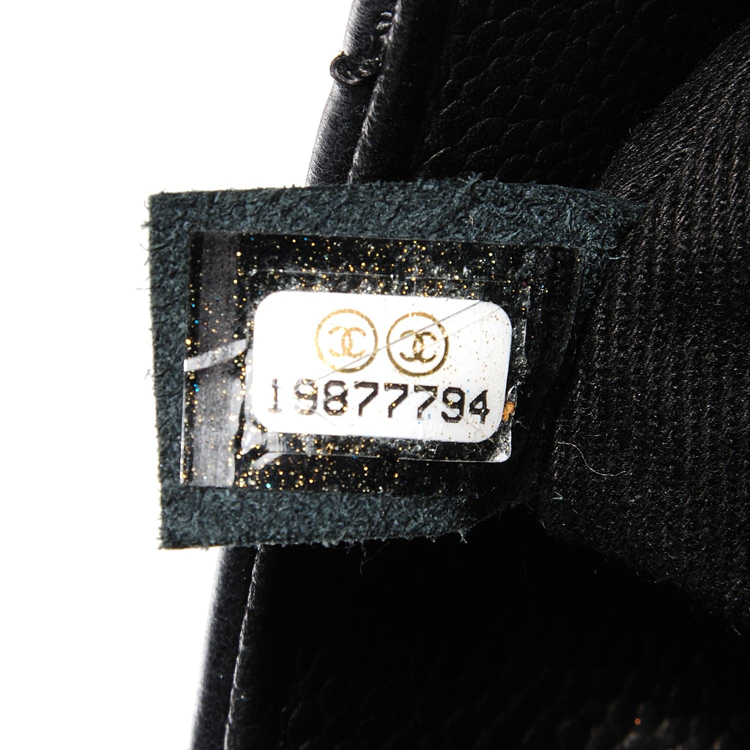 Chanel Caviar Calfskin Bubble Graphic Mini Messenger Bag Black 8 of 9