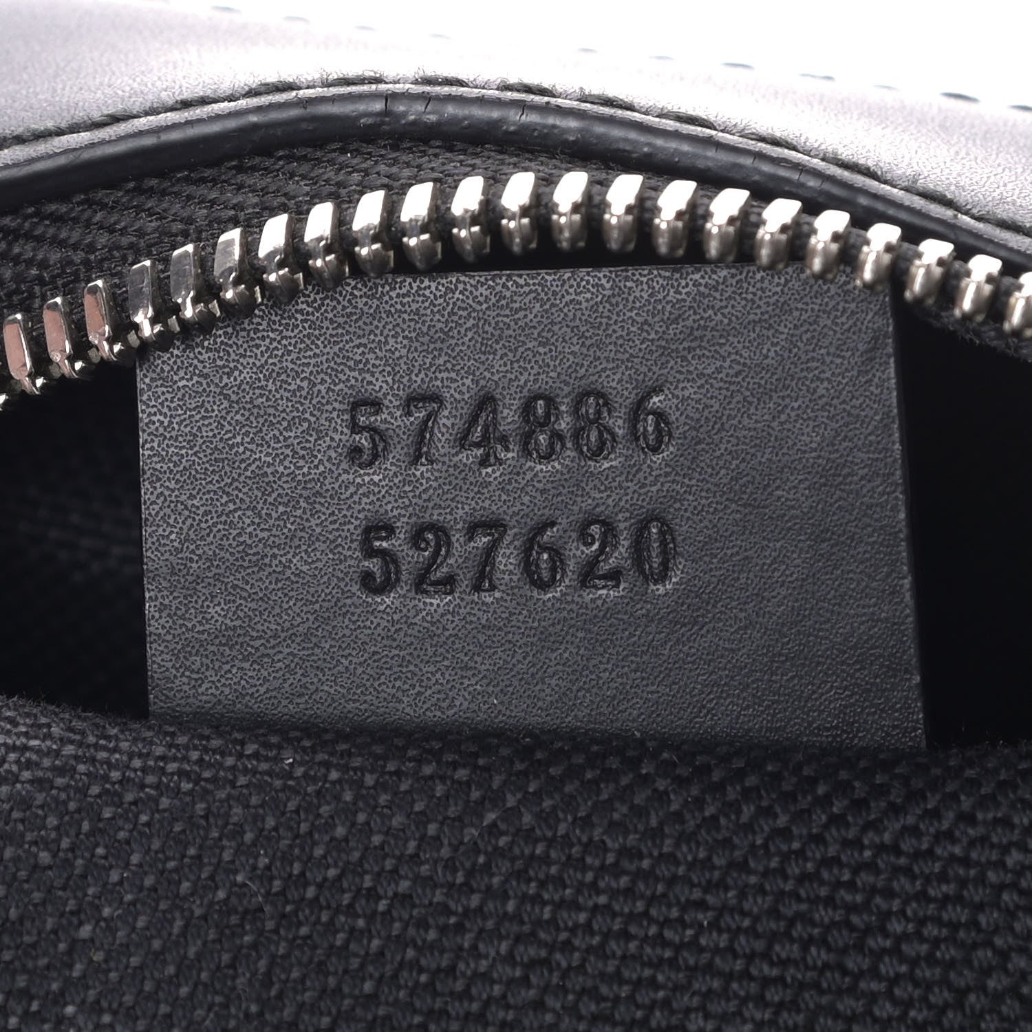 Gucci GG Supreme Monogram Web Shoulder Bag Black Grey 6 of 8