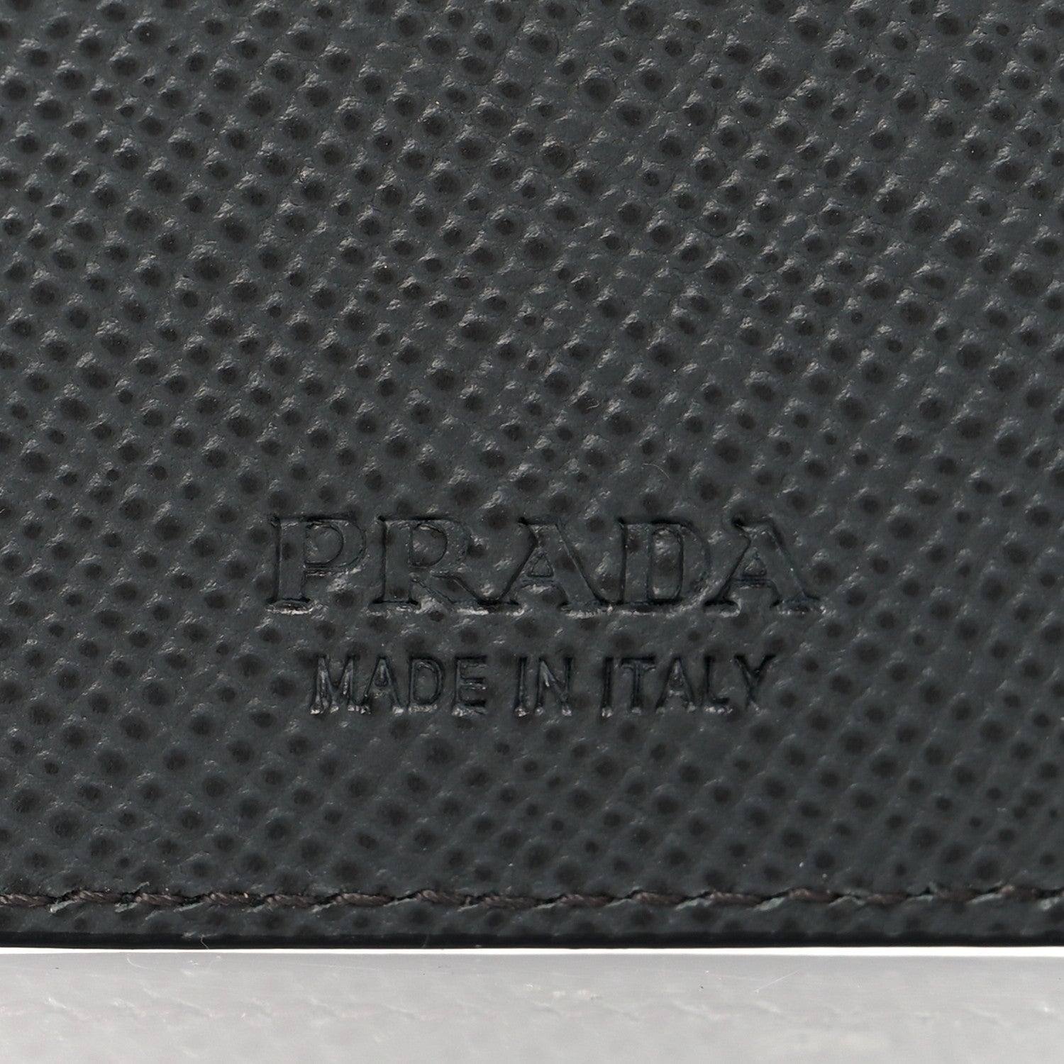 Prada Saffiano Bi-Fold Wallet Black 6 of 8