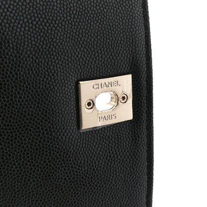 Chanel Caviar Quilted Small Coco Handle Flap Black 7 of 11
