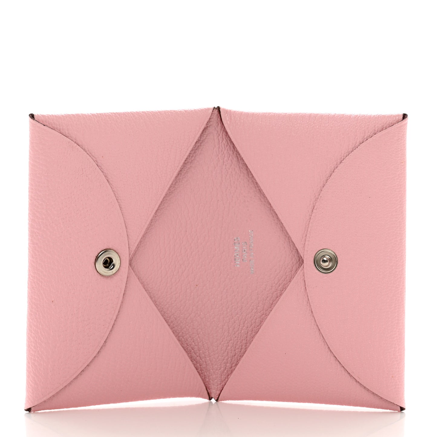 Chevre Mysore Calvi Card Case Rose Sakura