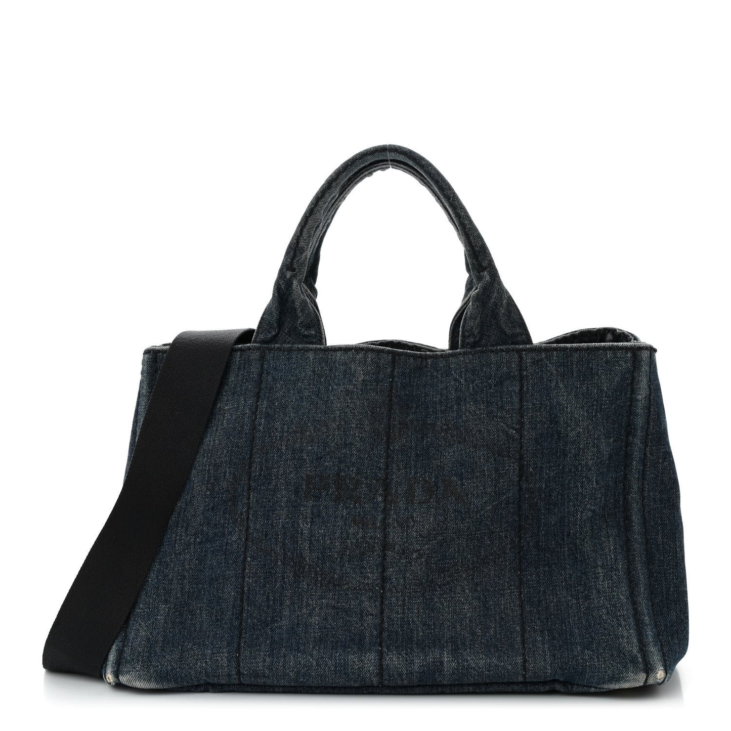 Denim Canapa Logo Tote Avio