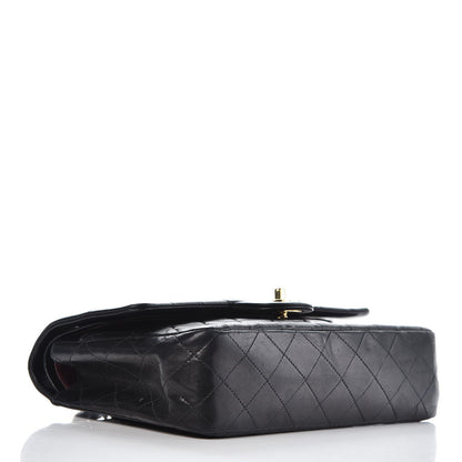 Chanel Lambskin Quilted Medium Double Flap Black 4 of 12