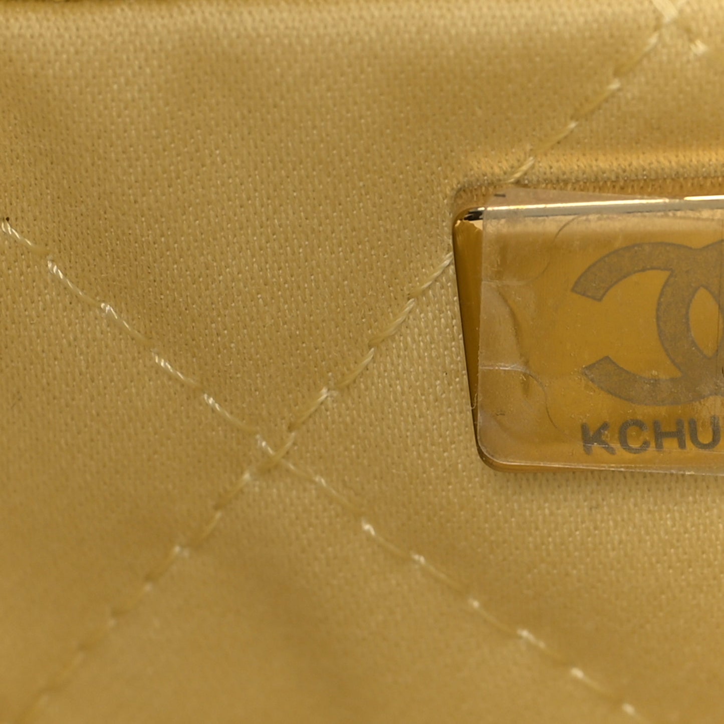 Shiny Caviar Quilted Small Chanel 22 Yellow
