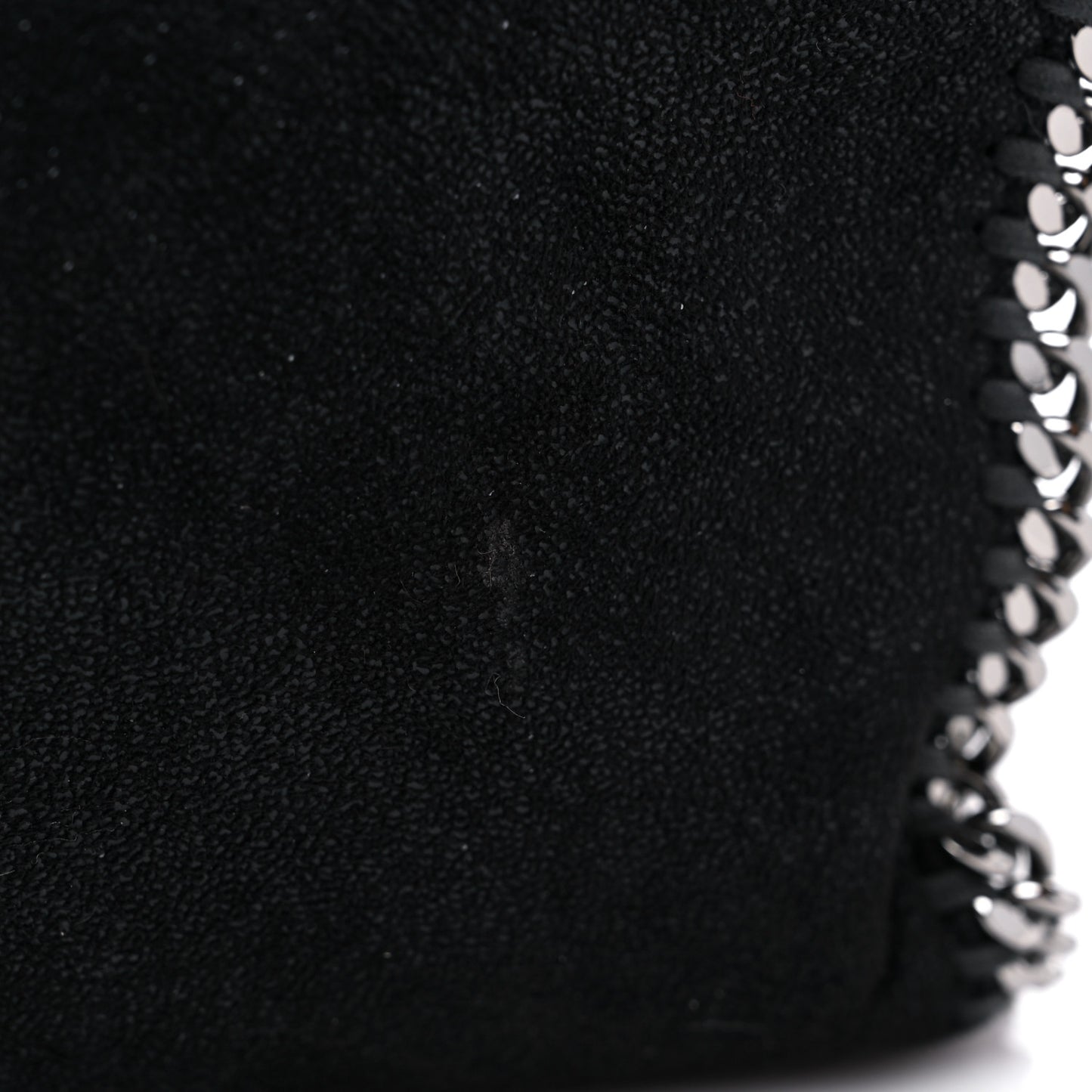 Shaggy Deer Small Falabella Fold Over Tote Black