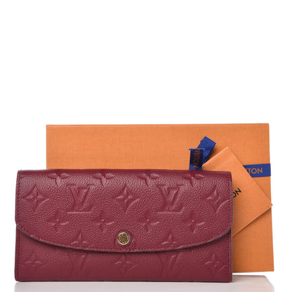 Louis Vuitton Empreinte Emilie Wallet Raisin 7 of 7