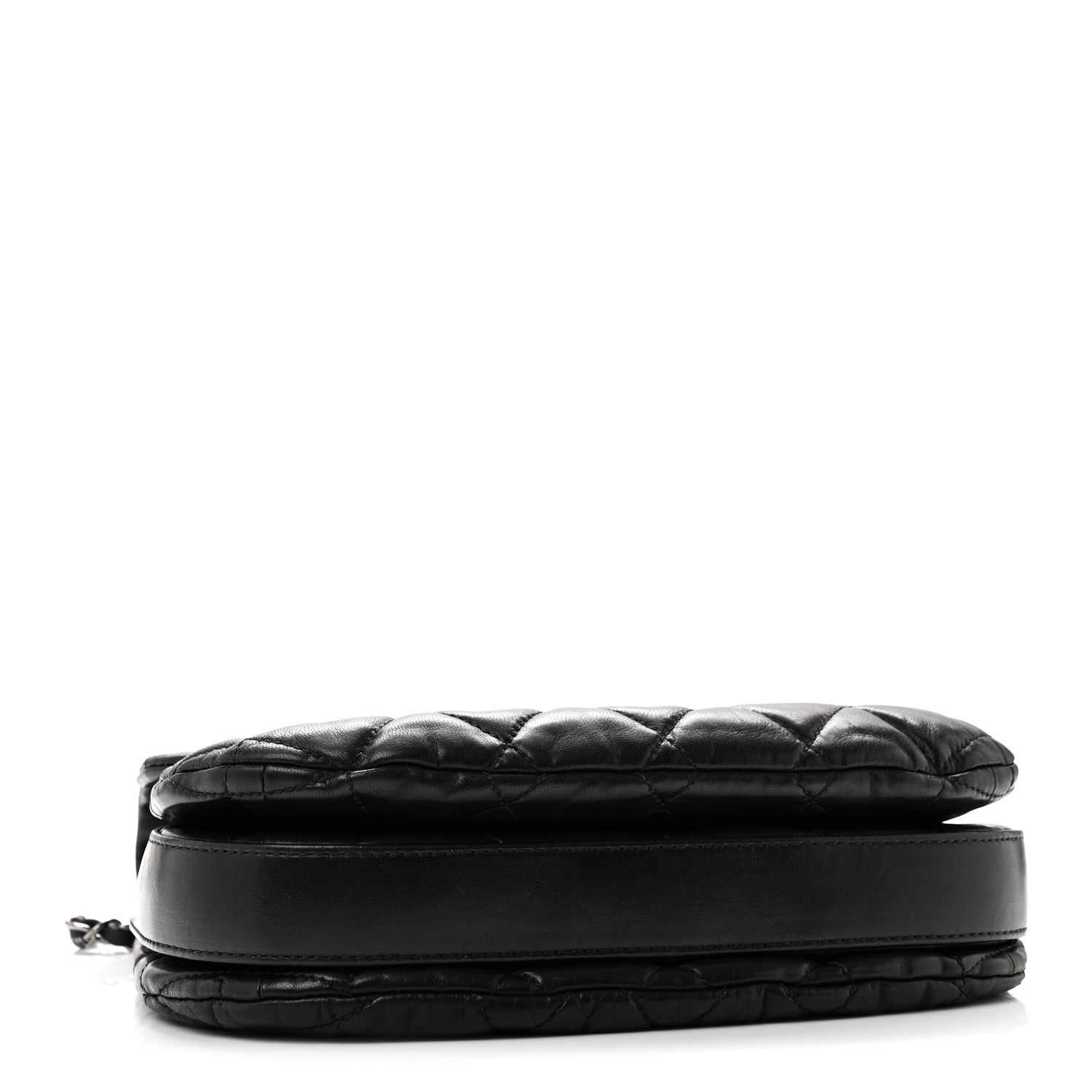 Chanel Lambskin Quilted Large Chanel 3 Flap Black 4 of 14