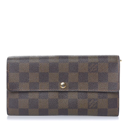 Louis Vuitton Damier Ebene Sarah Wallet 1 of 13