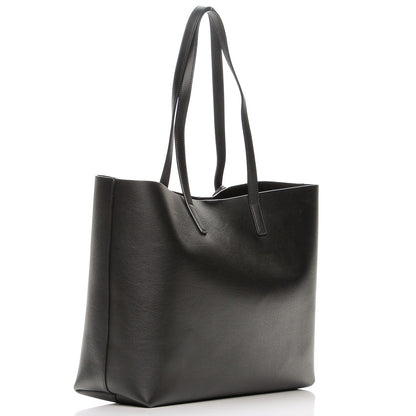Saint Laurent Calfskin Large Shopping Tote Black 4 of 9
