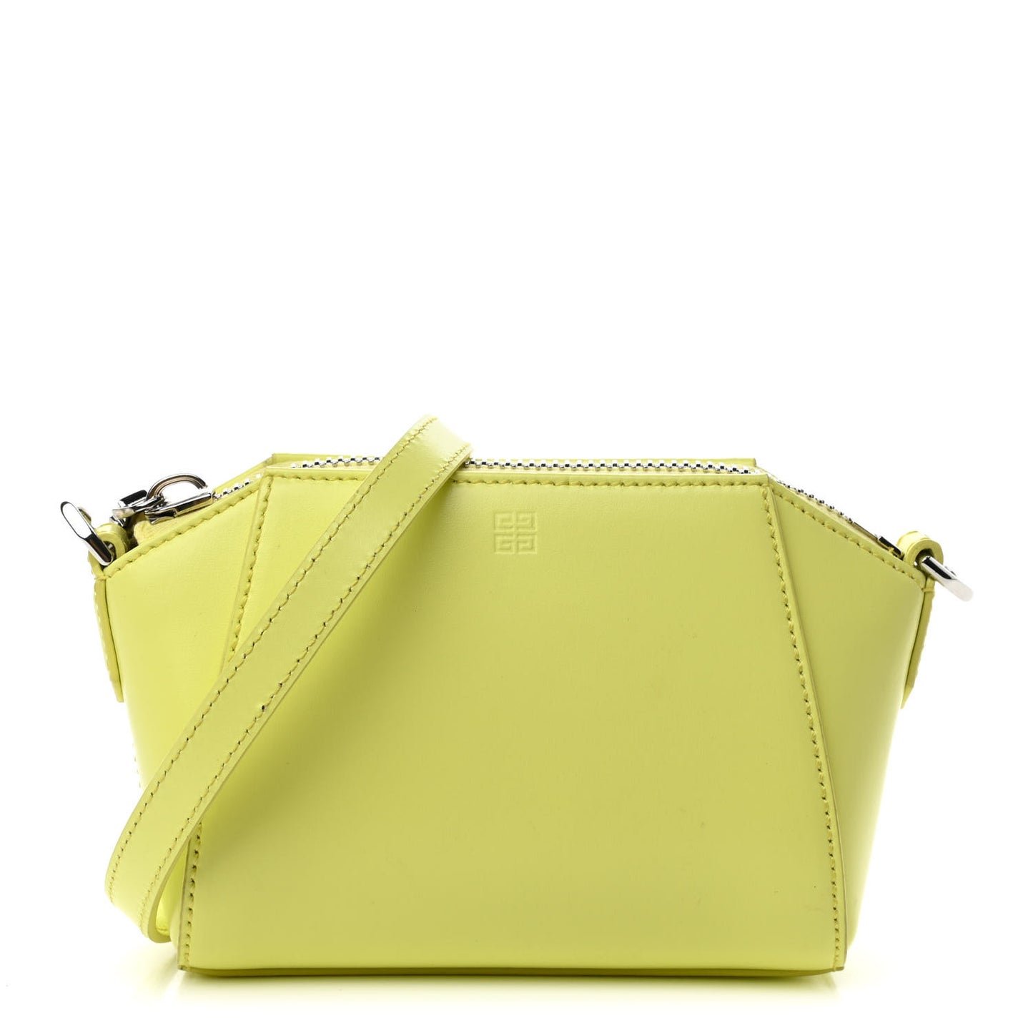 Smooth Calfskin Nano Antigona Acid Yellow