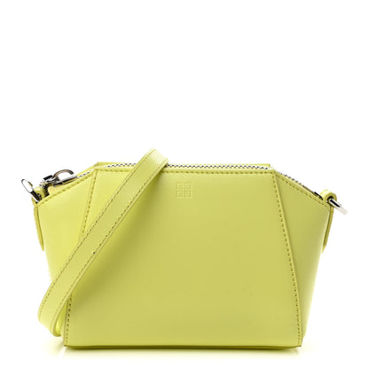 Givenchy Smooth Calfskin Nano Antigona Acid Yellow 1 of 9