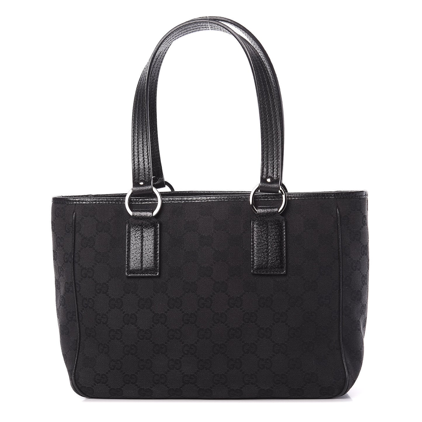Monogram Medium Tote Black