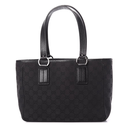 Gucci Monogram Medium Tote Black 1 of 10