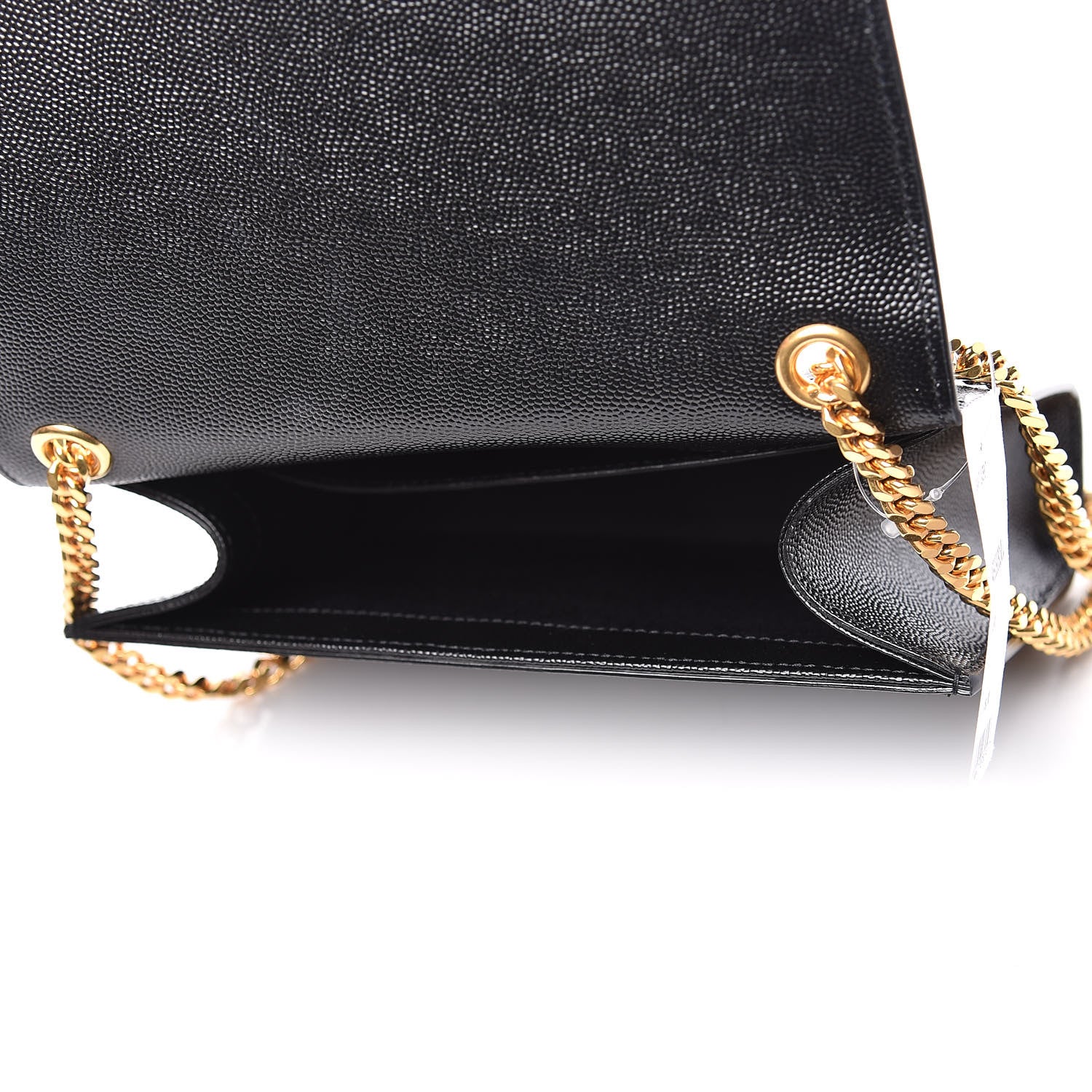 Saint Laurent Grain De Poudre Small Monogram Kate Satchel Black 5 of 10