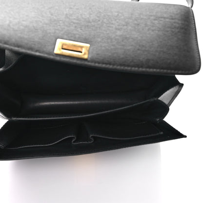 Celine Liege Calfskin Medium Classic Box Flap Bag Black 5 of 10
