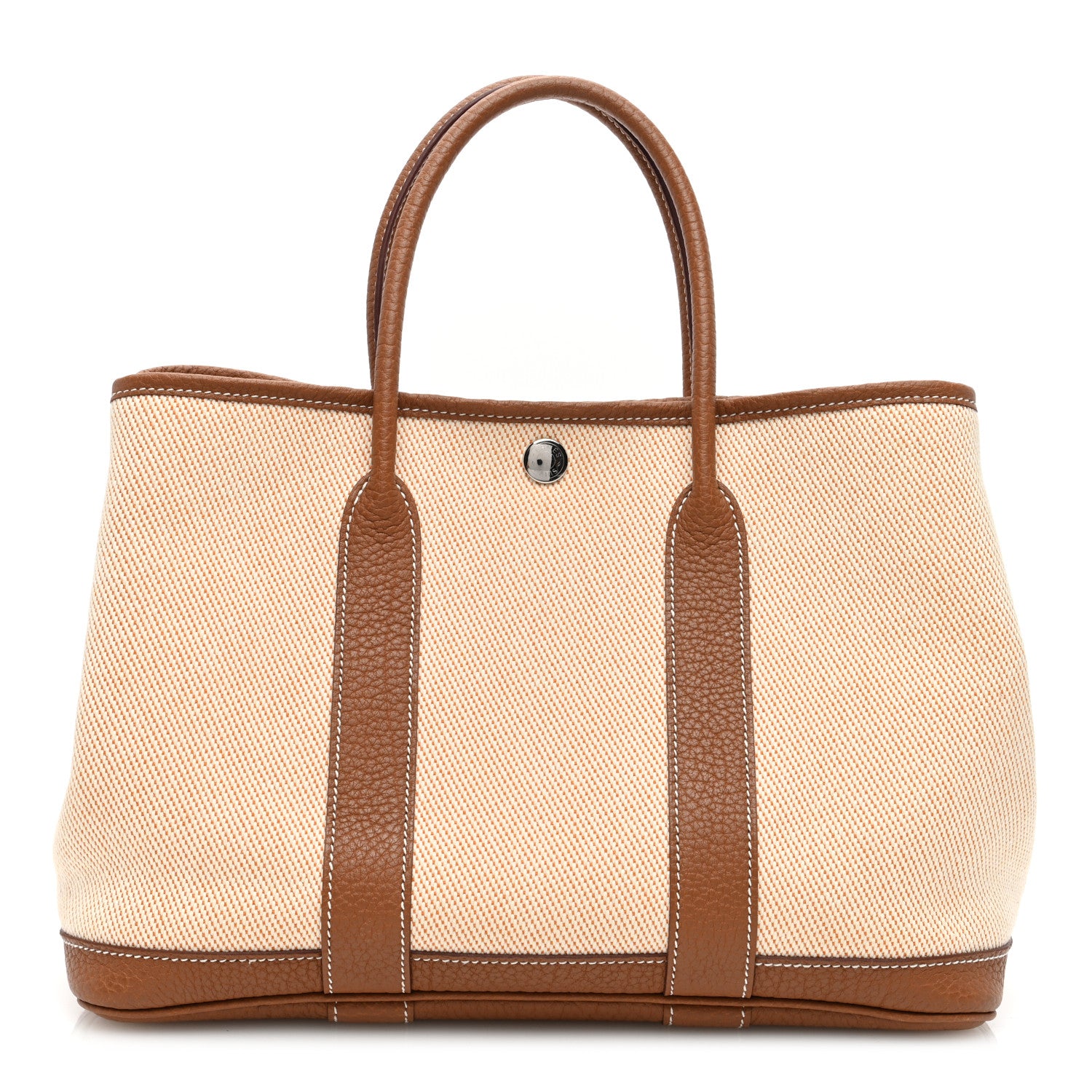 Hermes Toile Negonda Garden Party 30 TPM Ecru Orange Gold 1 of 9