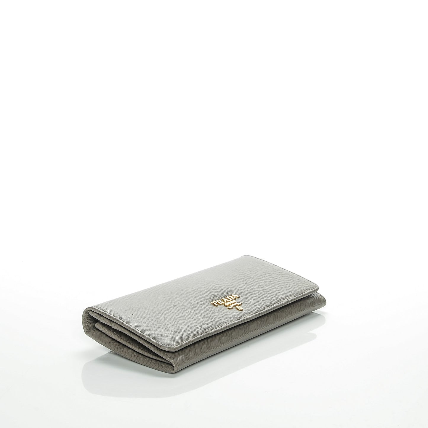 Saffiano Metal Continental Flap Wallet Argilla