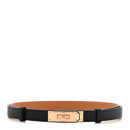 Hermes Epsom Kelly Belt Black 1 of 4