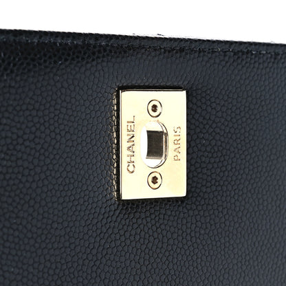 Chanel Caviar Quilted Small Coco Handle Flap Black 11 of 21