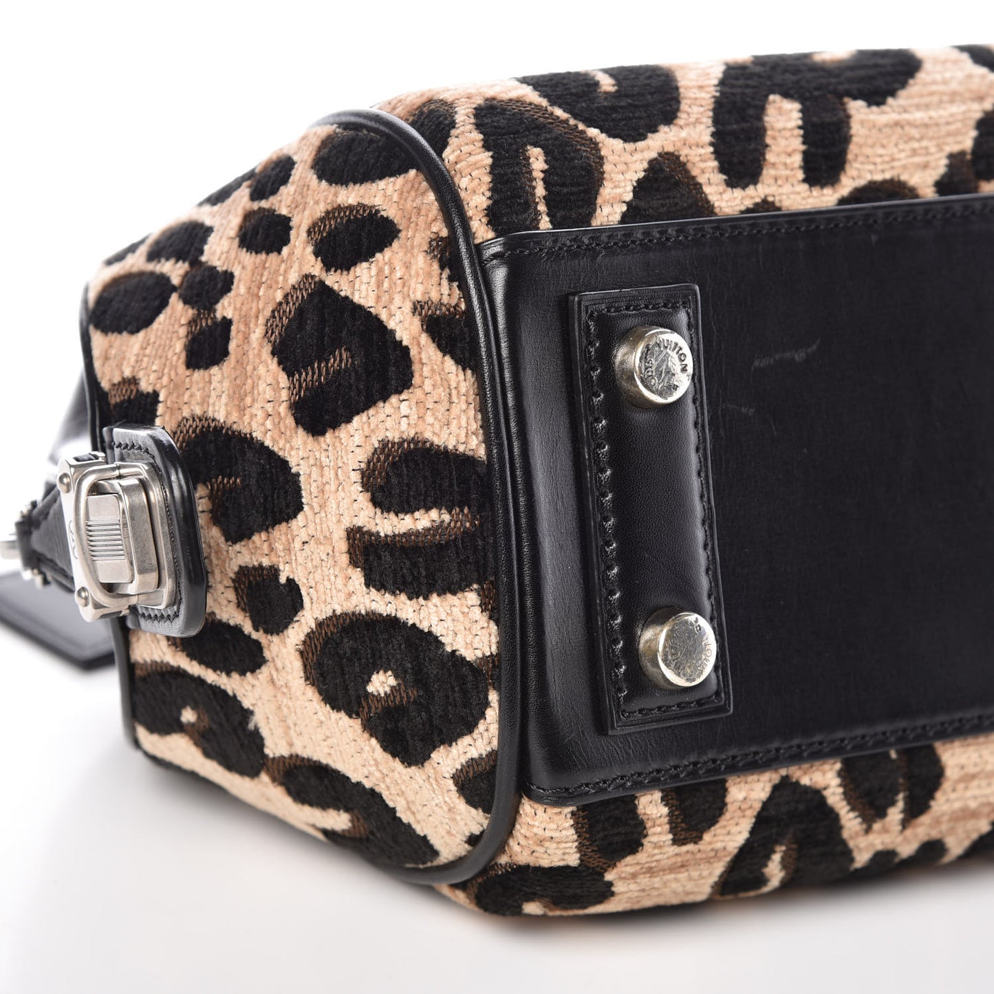 Jacquard Velvet Leopard Print Stephen Sprouse Baby Bag