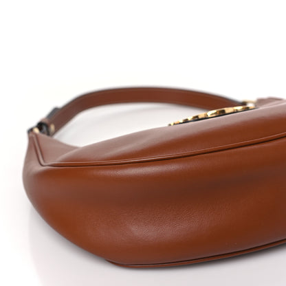 Celine Smooth Calfskin Medium Strap Ava Triomphe Shoulder Bag Tan 7 of 8