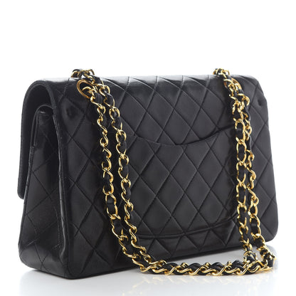 Chanel Lambskin Quilted Medium Double Flap Black 3 of 11